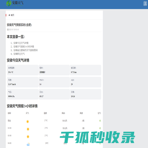 安徽实时24小时,明天,7天,10天,15天,历史气温,未来一周天气预报查询